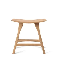 Shop Tabouret Osso Bois Naturel / Massif - H 45.5 Cm - Unisexe Tabourets Bas