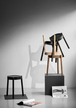 Flash Sale Tabouret Pal Bois Noir / Bois - Unisexe Tabourets Bas