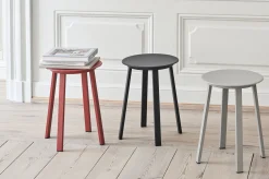 Fashion Tabouret Revolver Metalpivotant / H 48 Cm - Metal - Unisexe Tabourets Bas