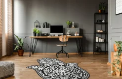 Best Sale Tapis Main De Fatma Plastique Blanc Noir / 99 X 150 Cm - Vinyle - Unisexe Déco Et Accessoires De Jardin