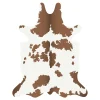 Cheap Tapis Vache Plastique Blanc Marron / 126 X 159 Cm - Vinyle - Unisexe Déco Et Accessoires De Jardin