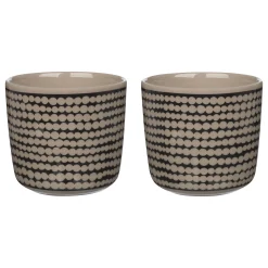Clearance Tasse A Cafe Siirtolapuutarha Ceramique Beige / Sans Anse - Set De 2 - Unisexe Tasses Et Mugs