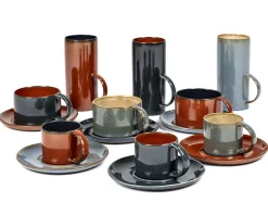 Best Tasse A The Terres De Reves Ceramique Bleu / Gres - H 13 Cm - Unisexe Tasses Et Mugs