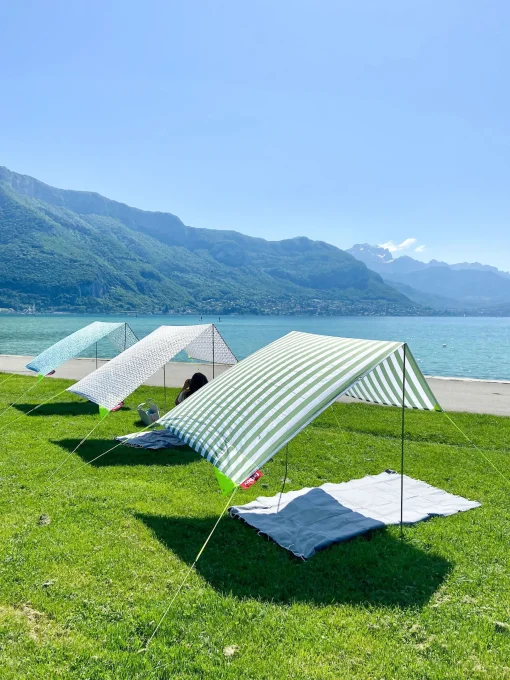 New Tente De Plage Miasun Tissu / Pliable & Nomade - 150 X 220 Cm - Unisexe Déco Et Accessoires De Jardin