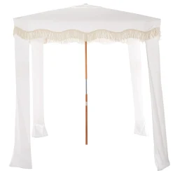 Cheap Tente De Plage The Premium Cabana Tissu Bois Blanc / 200 X 200 X H 240 Cm - Unisexe Parasols