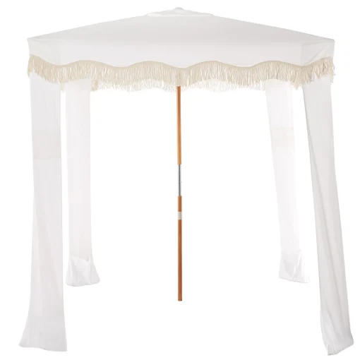 Cheap Tente De Plage The Premium Cabana Tissu Bois Blanc / 200 X 200 X H 240 Cm - Unisexe Parasols