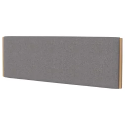Discount Tete De Lit Haven Tissu Gris Bois Naturel / L 186 X H 66 Cm - Unisexe Lits