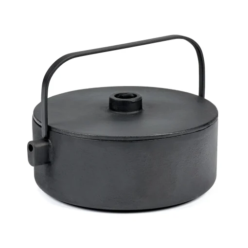 Best Sale Theiere Collage Metal/ Fonte - 1,2 L - Unisexe Theieres Et Bouilloires