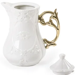 Hot Theiere I-Teapot Ceramique Blanc - Unisexe Theieres Et Bouilloires