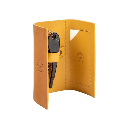 Sale Tire-Bouchon Soft Machine Nomad Metal Cuir Jaune / Avec Etui En Cuir - Edition Limitee - Unisexe Autour Du Vin
