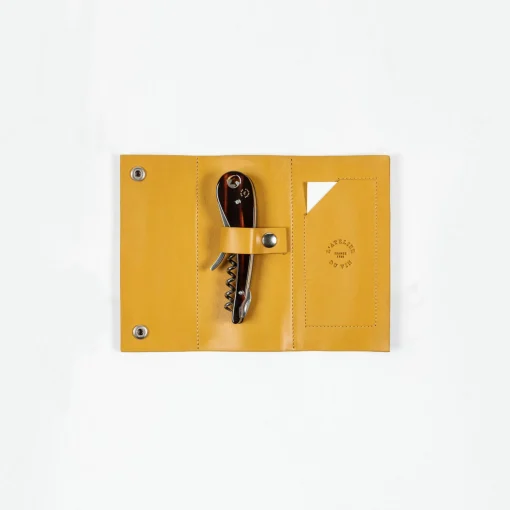 Sale Tire-Bouchon Soft Machine Nomad Metal Cuir Jaune / Avec Etui En Cuir - Edition Limitee - Unisexe Autour Du Vin