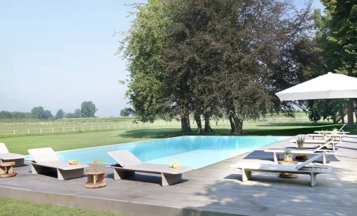Clearance Transat Inclinable Ponente Plastiqueplastique- Unisexe Bains De Soleil Chaises Longues Et Hamacs