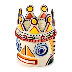 Cheap Vase Sicily 2 Ceramique / O 27 X H 34,5 Cm - Peint Main - Unisexe Pots Et Plantes