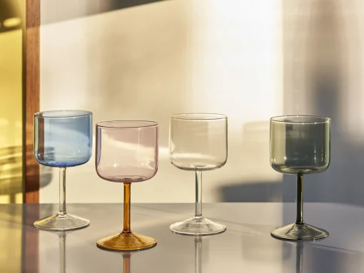 Flash Sale Verre A Vin Tint Verre Rose / Set De 2 - Unisexe Terrasses Et Balcons